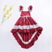 Girls Children Lace Patchwork Sleeveless Princess Dress